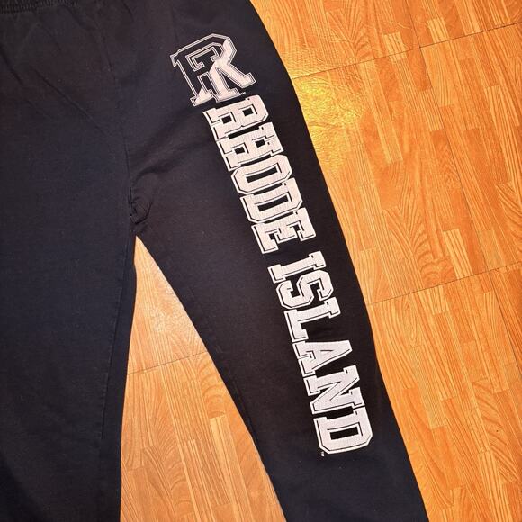 URI Rhode Island Rams Sweatpants MV Sport Black Joggers Women’s Small - Picture 2 of 4